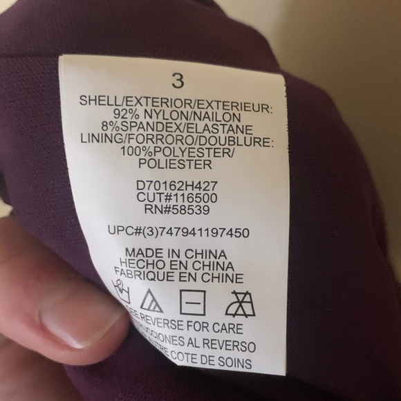 Girls Sparkly Lace Plum dress - Picture 4 of 4